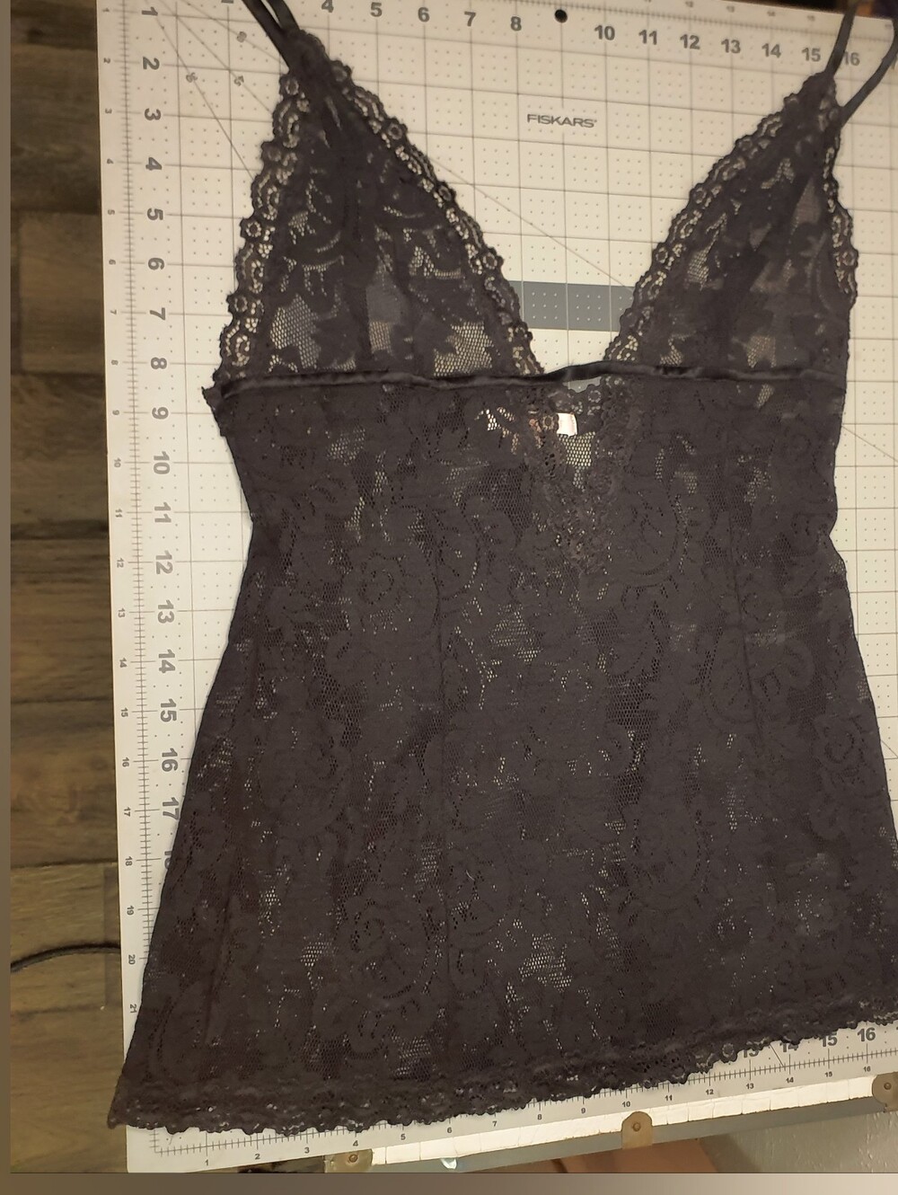 Y2k Victoria's Secret Black Lace V-Neck Chemise